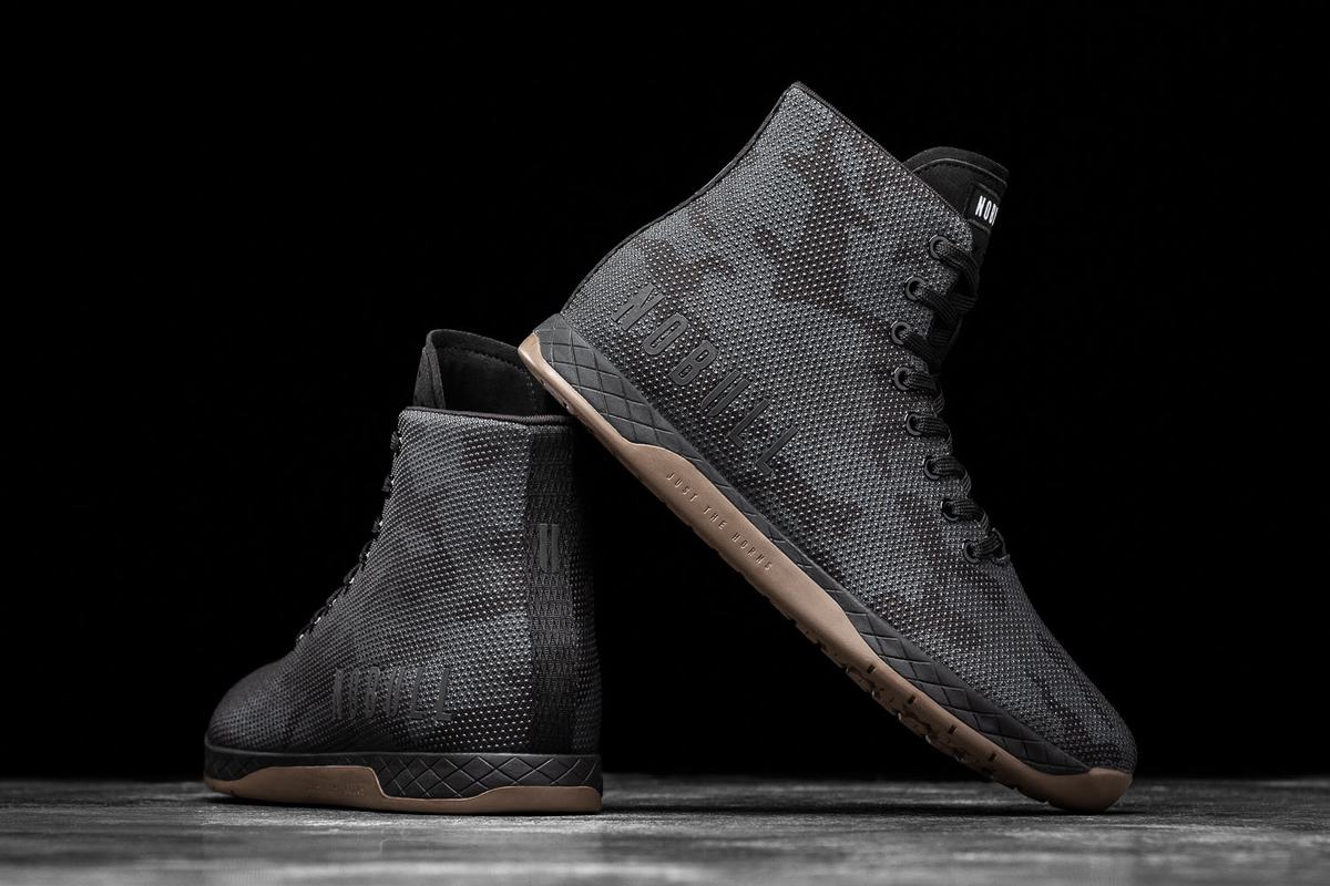 Nobull High-Top Men's Trainers Camo | Australia (IX5874)